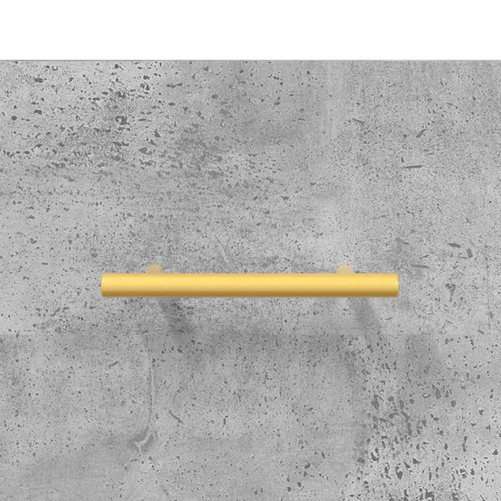 Highboard Concrete Grey 69,5x34x180 cm Engineered Wood