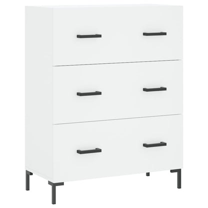 Highboard White 69,5x34x180 cm Engineered Wood