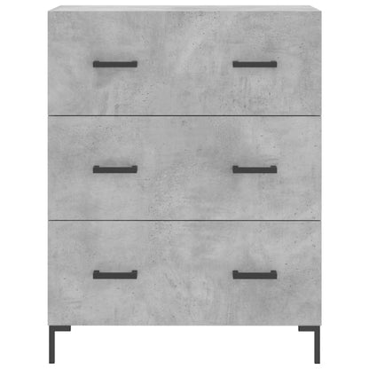 Highboard Concrete Grey 69,5x34x180 cm Engineered Wood