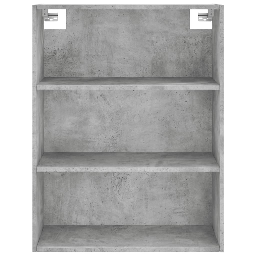 Highboard Concrete Grey 69,5x34x180 cm Engineered Wood