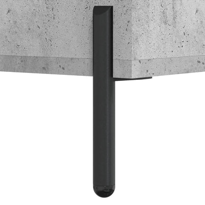 Highboard Concrete Grey 69,5x34x180 cm Engineered Wood
