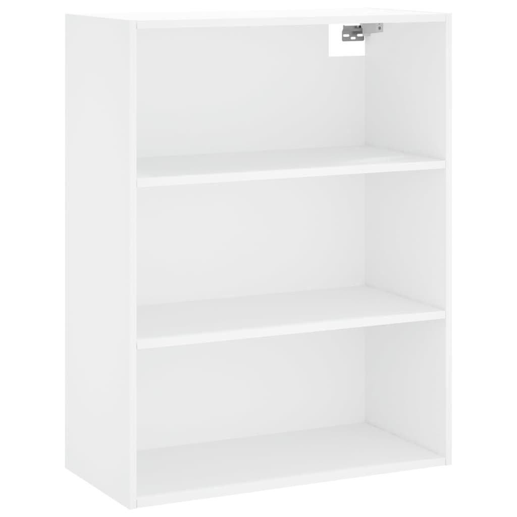 Highboard White 69,5x34x180 cm Engineered Wood
