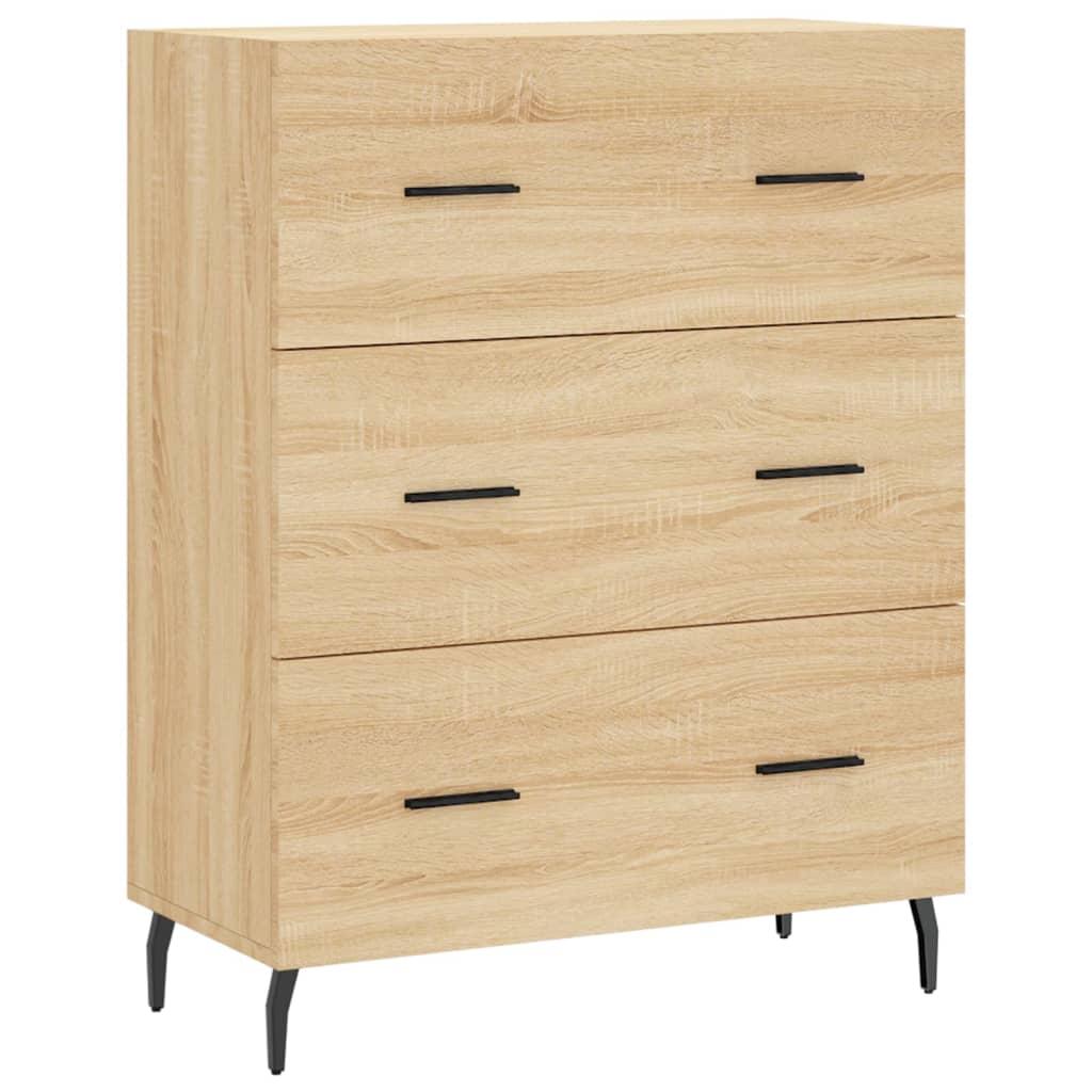 Highboard Sonoma Oak 69,5x34x180 cm Engineered Wood