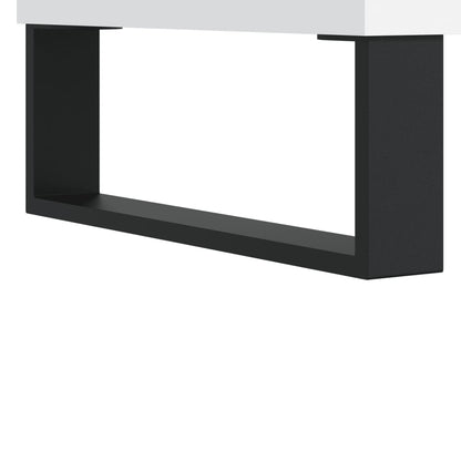 Highboard White 69,5x34x180 cm Engineered Wood