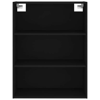 Highboard Black 69.5x34x180 cm Engineered Wood