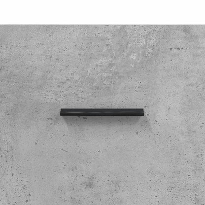 Highboard Concrete Grey 69,5x34x180 cm Engineered Wood