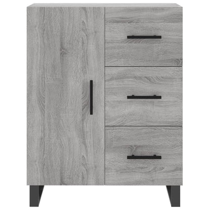 Highboard Grey Sonoma 69,5x34x180 cm Engineered Wood