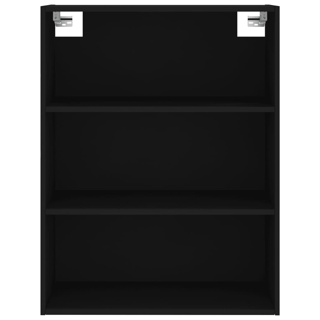 Highboard Black 69,5x34x180 cm Engineered Wood