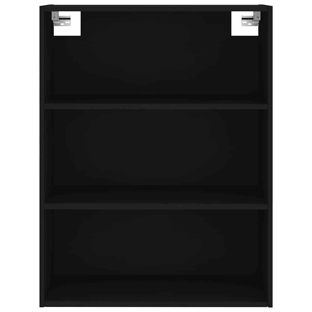Highboard Black 69,5x34x180 cm Engineered Wood