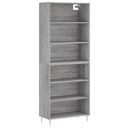 Highboard Concrete Grey 69,5x32,5x180 cm Engineered Wood