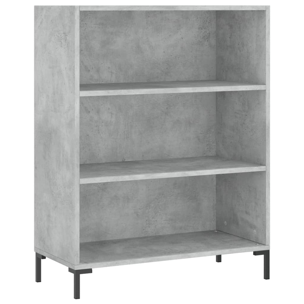 Highboard Concrete Grey 69,5x32,5x180 cm Engineered Wood
