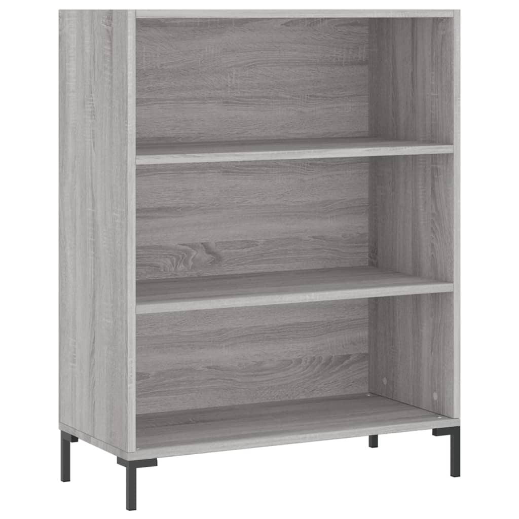 Highboard Grey Sonoma 69,5x32,5x180 cm Engineered Wood
