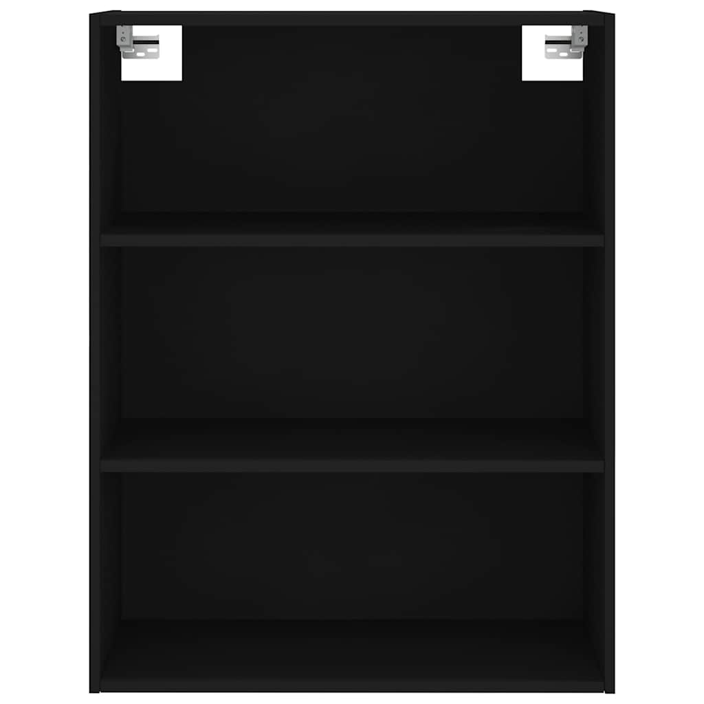 Highboard Black 69,5x32,5x180 cm Engineered Wood