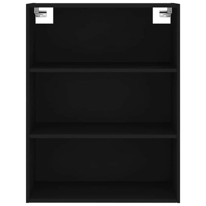 Highboard Black 69,5x32,5x180 cm Engineered Wood