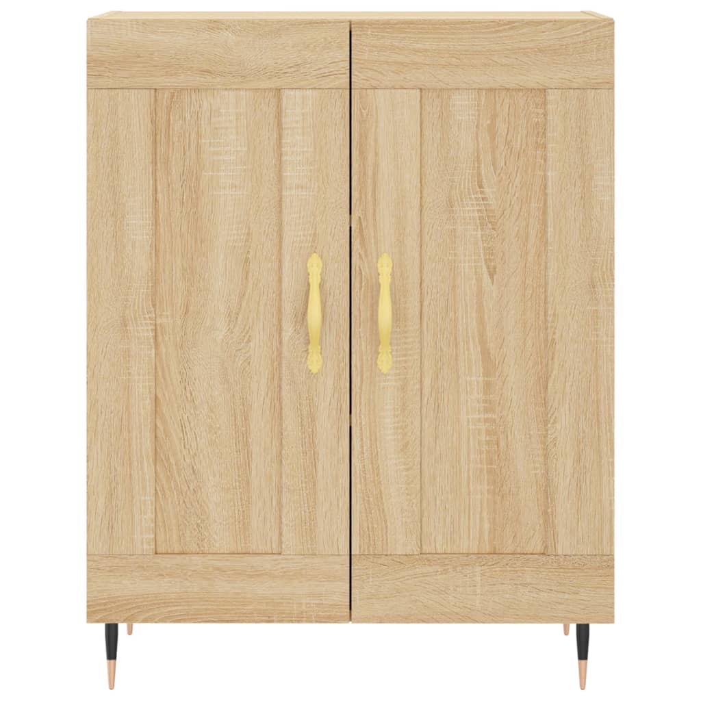 Highboard Sonoma Oak 69.5x34x180 cm Engineered Wood