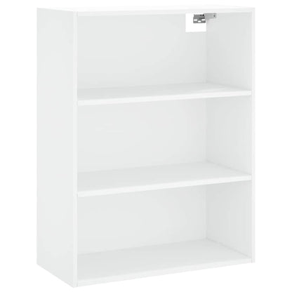 Highboard White 69,5x34x180 cm Engineered Wood