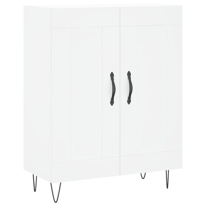 Highboard White 69,5x34x180 cm Engineered Wood