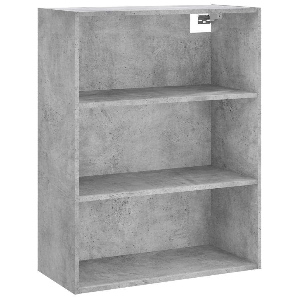 Highboard Concrete Grey 69,5x34x180 cm Engineered Wood