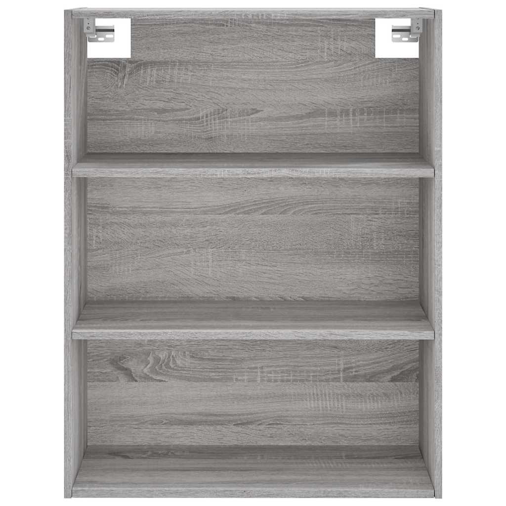 Highboard Grey Sonoma 69,5x34x180 cm Engineered Wood