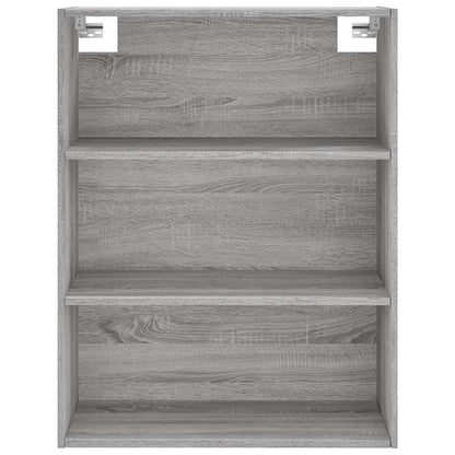 Highboard Grey Sonoma 69,5x34x180 cm Engineered Wood