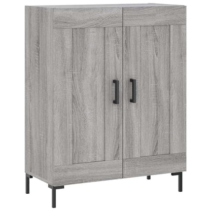 Highboard Grey Sonoma 69,5x34x180 cm Engineered Wood