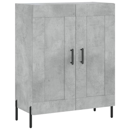 Highboard Concrete Grey 69,5x34x180 cm Engineered Wood