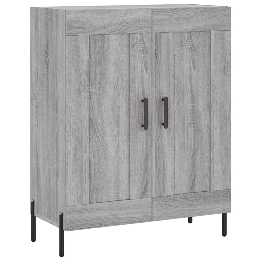 Highboard Grey Sonoma 69,5x34x180 cm Engineered Wood
