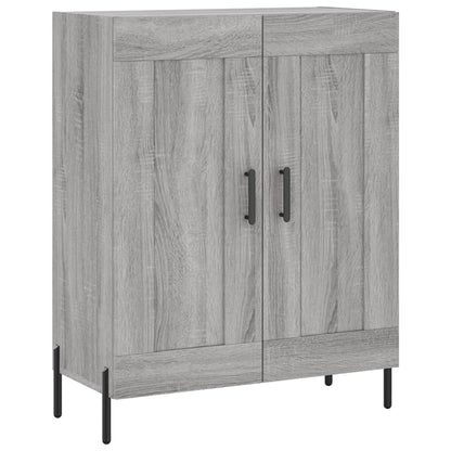 Highboard Grey Sonoma 69,5x34x180 cm Engineered Wood