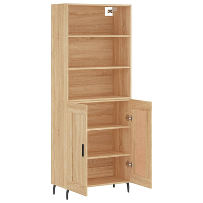 Highboard Sonoma Oak 69,5x34x180 cm Engineered Wood