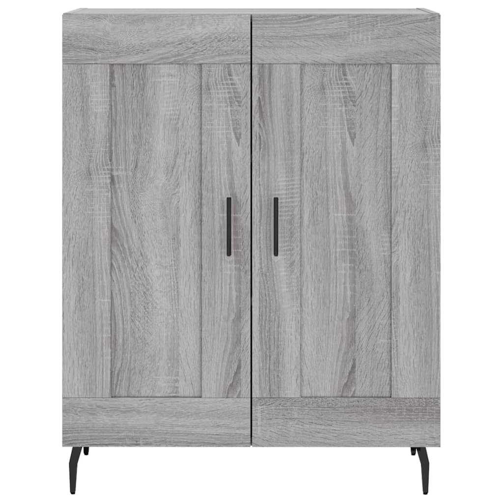 Highboard Grey Sonoma 69,5x34x180 cm Engineered Wood