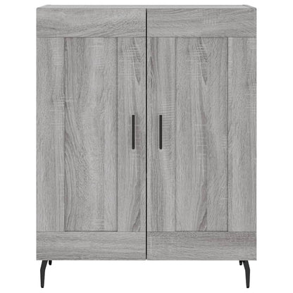 Highboard Grey Sonoma 69,5x34x180 cm Engineered Wood