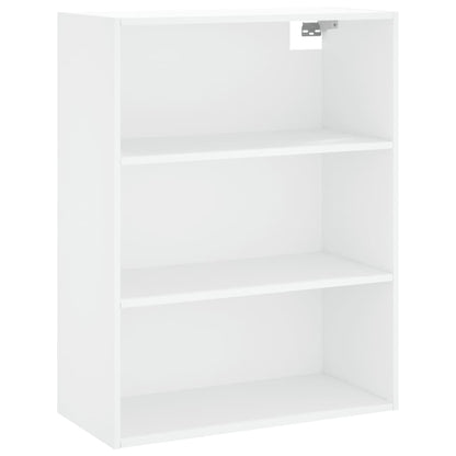 Highboard White 69,5x34x180 cm Engineered Wood