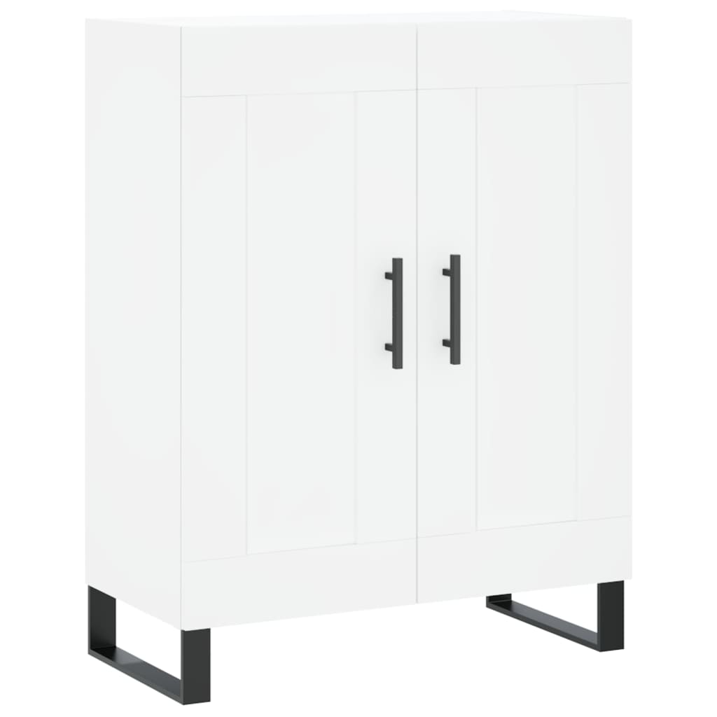 Highboard White 69,5x34x180 cm Engineered Wood