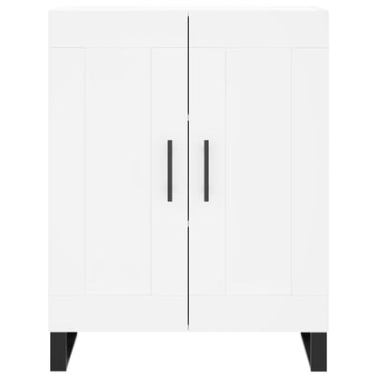Highboard White 69,5x34x180 cm Engineered Wood