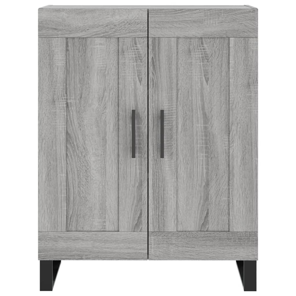 Highboard Grey Sonoma 69.5x34x180 cm Engineered Wood
