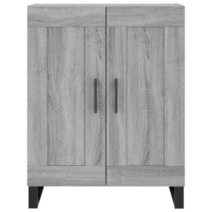 Highboard Grey Sonoma 69,5x34x180 cm Engineered Wood