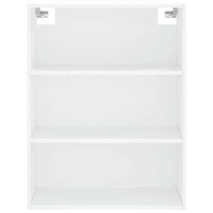 Highboard White 69.5x34x180 cm Engineered Wood
