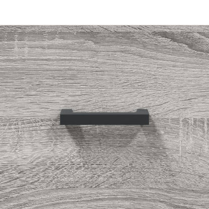 Highboard Grey Sonoma 69,5x34x180 cm Engineered Wood