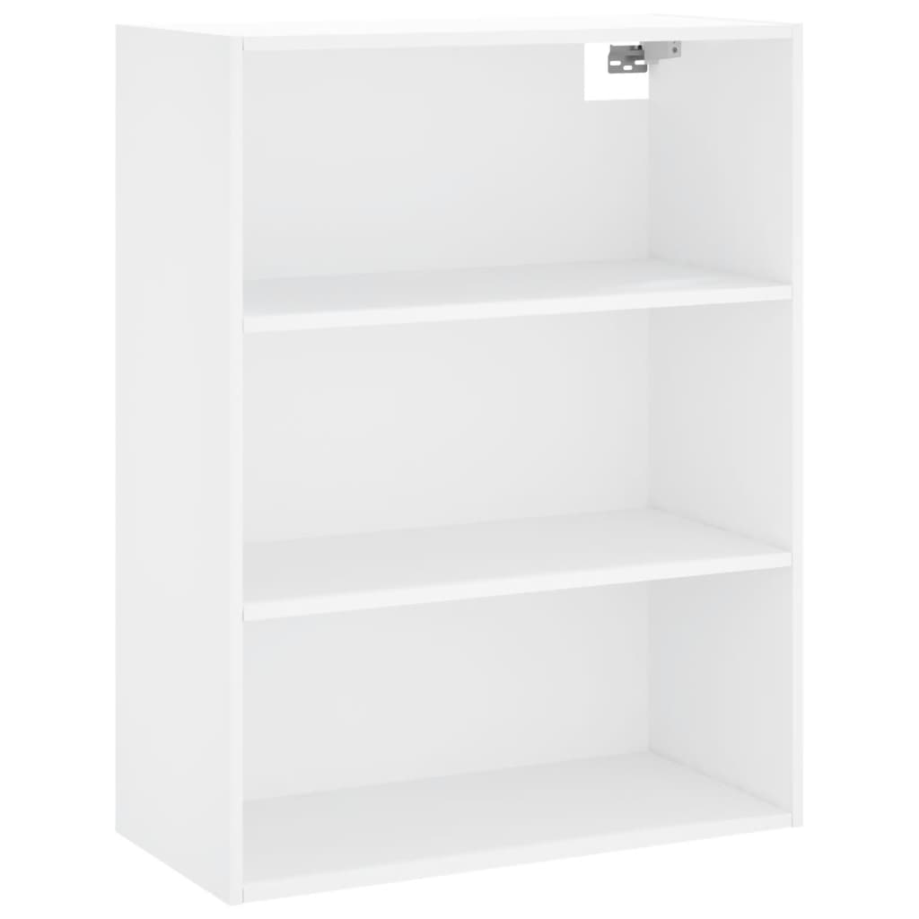 Highboard White 69,5x34x180 cm Engineered Wood