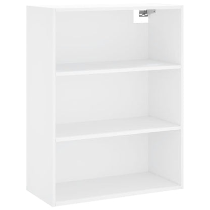 Highboard White 69,5x34x180 cm Engineered Wood