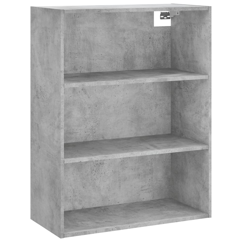 Highboard Concrete Grey 69,5x34x180 cm Engineered Wood