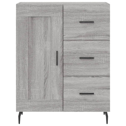 Highboard Grey Sonoma 69,5x34x180 cm Engineered Wood