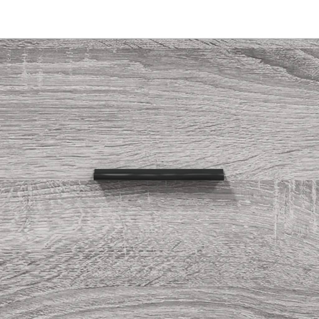 Highboard Grey Sonoma 69,5x34x180 cm Engineered Wood