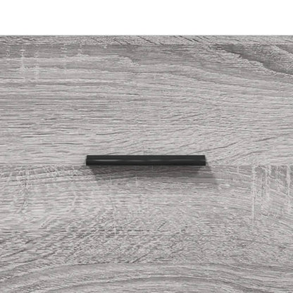 Highboard Grey Sonoma 69,5x34x180 cm Engineered Wood