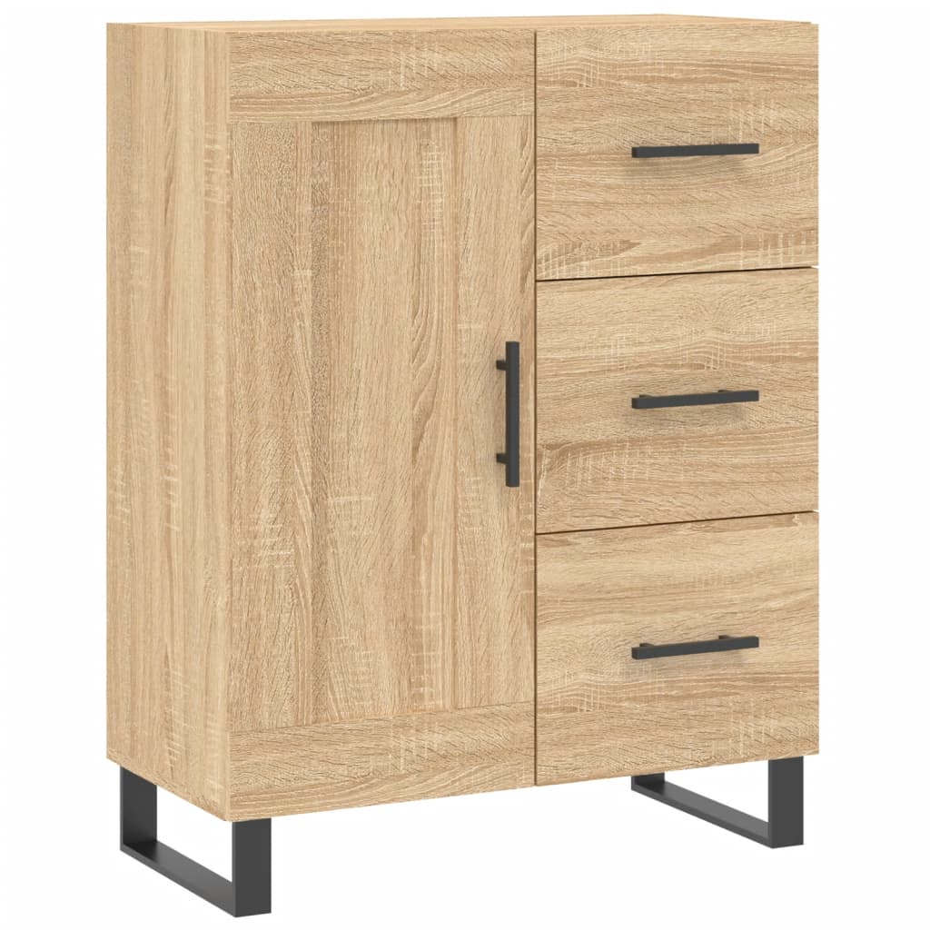 Highboard Sonoma Oak 69.5x34x180 cm Engineered Wood