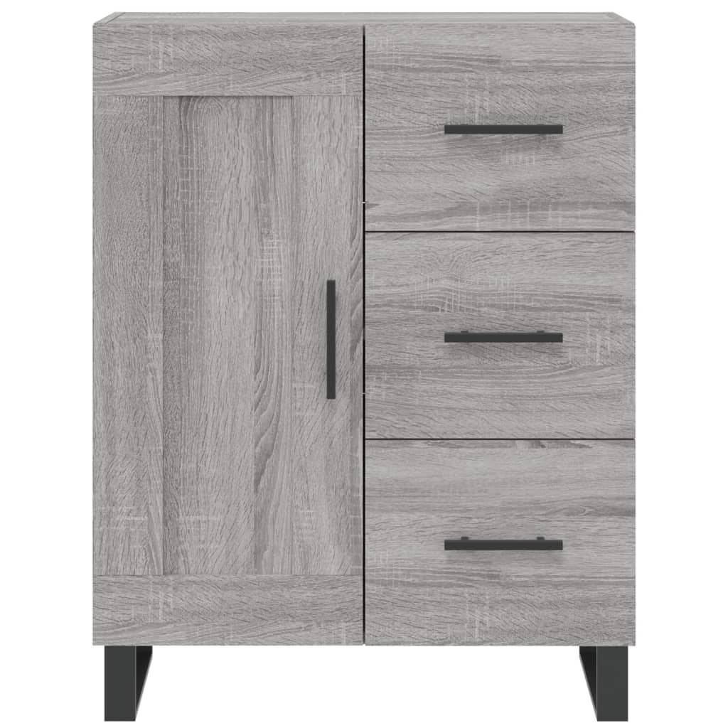 Highboard Grey Sonoma 69,5x34x180 cm Engineered Wood