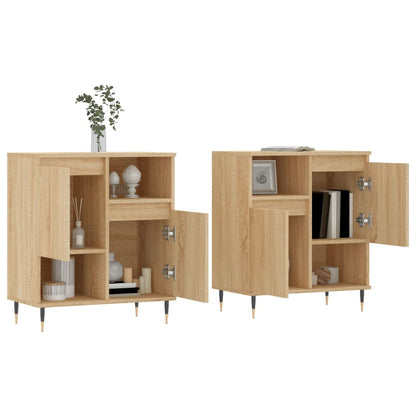 Sideboards 2 pcs Sonoma Oak Engineered Wood
