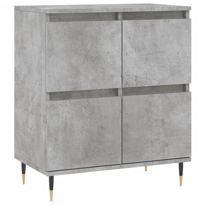 Sideboards 3 pcs Concrete Grey Engineered Wood