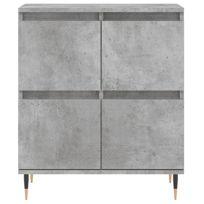 Sideboards 3 pcs Concrete Grey Engineered Wood