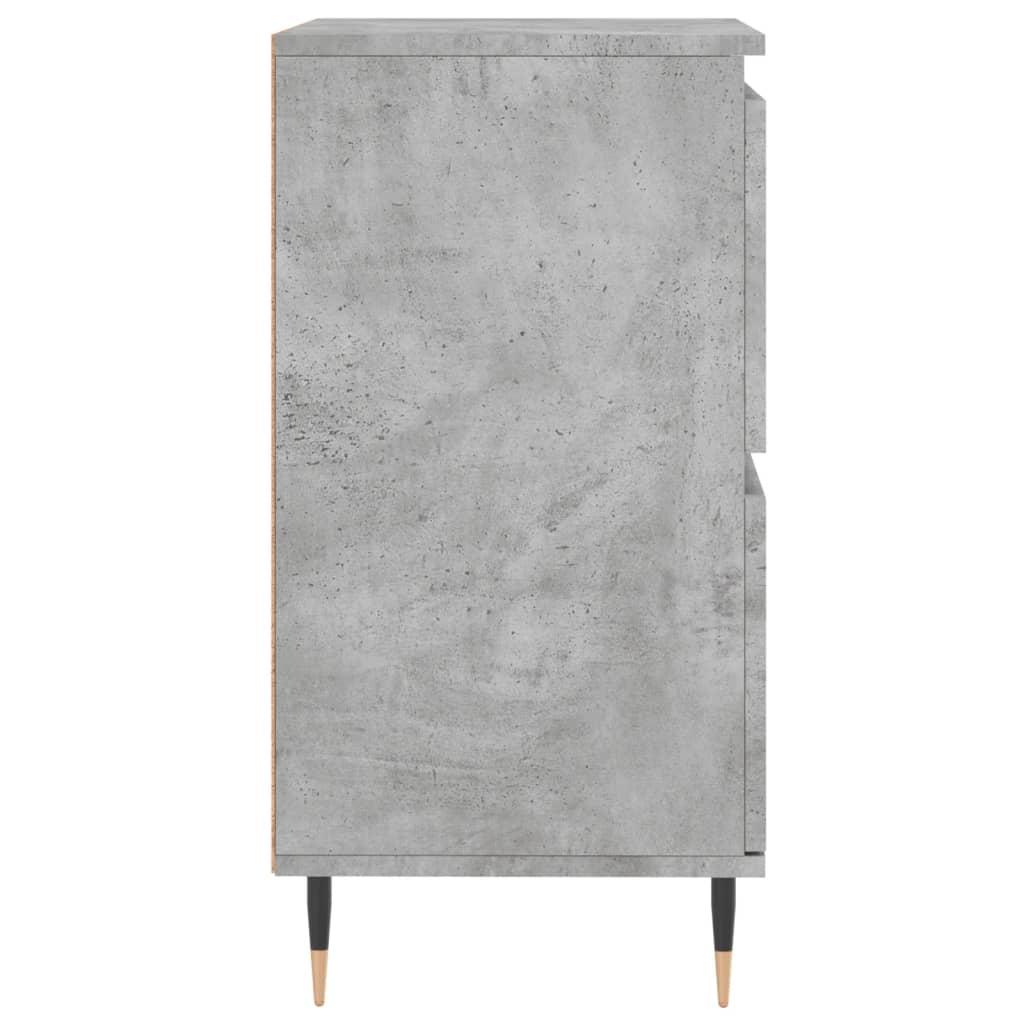 Sideboards 3 pcs Concrete Grey Engineered Wood